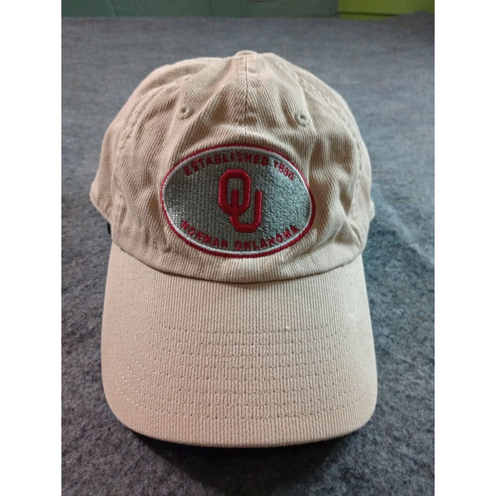 Nike Team Oklahoma Sooners Hat Cap Beige Corduroy Strapback OU Norman Vintage St